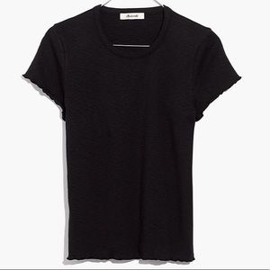 Madewell Black Baby Tee- Never worn!